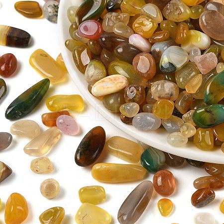Dyed & Heated Natural Agate Beads X1-G-J402-04B-06-1