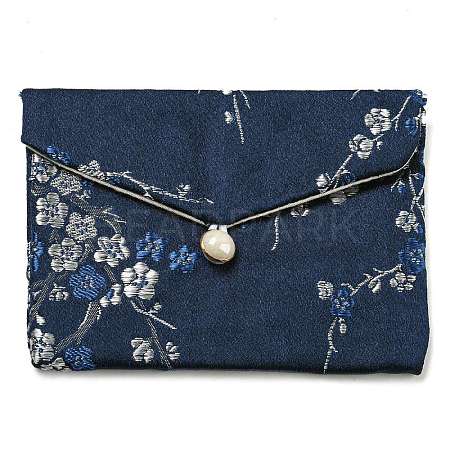 Chinese Style Floral Cloth Jewelry Storage Pouches AJEW-D065-01B-03-1