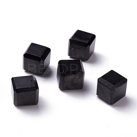 Natural Shungite Beads G-F675-23A-1