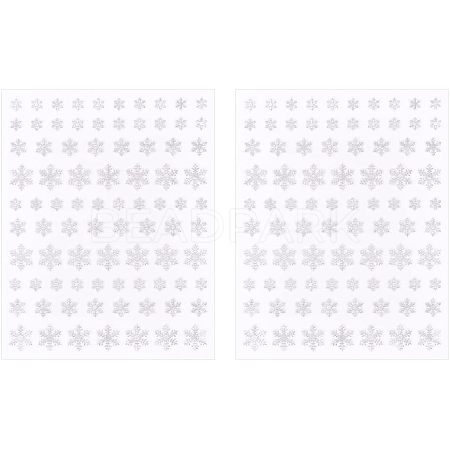 Women's PET Plastic Self Adhesive Face Glitter Stickers for Makeup DIY-OC0009-95B-1