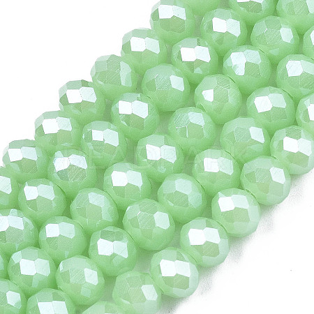 Electroplate Glass Beads Strands EGLA-A034-J2mm-A05-1