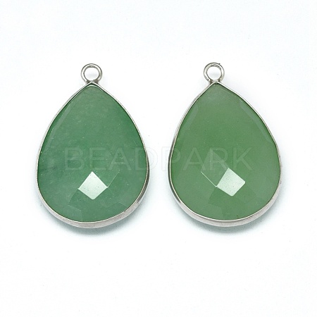 Natural Green Aventurine Pendants G-E526-07B-06-1