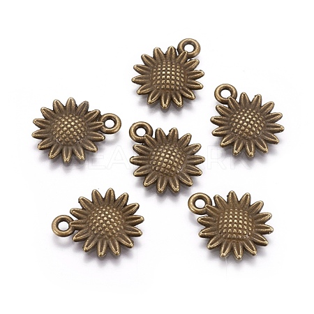 Tibetan Style Alloy Pendants A-PALLOY-WH0066-12AB-1