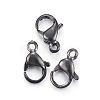 304 Stainless Steel Lobster Claw Clasps Ion Plating(IP) Y-STAS-H353-G-02B-1