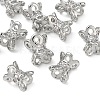 SHEGRACE Brass Clear Cubic Zirconia Beads XGRQ4G680-684P-1
