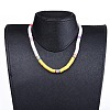 Handmade Polymer Clay Heishi Beaded Necklaces NJEW-JN02723-01-4