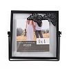 Rectangle with Butterfly Iron Photo Frame AJEW-WH0285-33-1