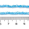 Baking Electroplate Glass Beads Strands X-DGLA-A039-J4mm-B12-4