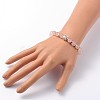 Buddha Head Gemstone Beaded Stretch Bracelets BJEW-JB01864-04-4