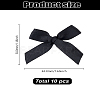10Pcs Bowknot Polyester Alligator Hair Clips AJEW-LP0008-08B-2