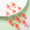 Transparent Enamel Acrylic Beads TACR-S155-002A-6