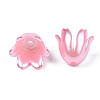 Spray Paint ABS Plastic Imitation Pearl Beads MACR-N013-001C-3