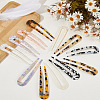12Pcs 12 Colors Acrylic Hair Forks AJEW-GO0001-58-3