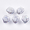 Transparent Acrylic Bead Caps TACR-T007-01-2