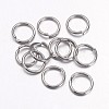 304 Stainless Steel Open Jump Rings X-STAS-E066-07-8mm-1