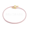 Braided Steel Wire Bracelets Making BJEW-H610-02G-08-1
