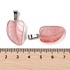 Cherry Quartz Glass Pendants G-B127-01P-07-4