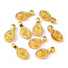 Brass Buddhist Pendants X-KK-K051-G-3