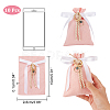 Rectangle Polyester Packing Pouches Drawstring Bags ABAG-AB00010-2