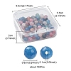 130Pcs Dyed Natural Multi-Color Agate Beads Strands G-YW0001-31-4