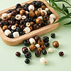 Dyed Natural Wood Beads WOOD-CW0001-01-LF-7