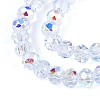 Transparent Glass Beads Strands EGLA-N016-3mm-02-3