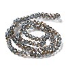 Electroplate Glass Beads Strands EGLA-A034-T4mm-J16-6