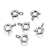 304 Stainless Steel Spring Ring Clasps STAS-S117-016A-1