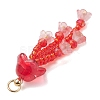 Glass Seed Beaded Pendants PALLOY-MZ01230-04-4