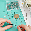 100Pcs Ring 304 Stainless Steel European Beads STAS-UN0059-48-4