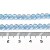 Natural Blue Topaz Beads Strands G-B088-C05-04-5