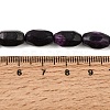 Natural Dyed White Jade(Imitation Charoite) Beads Strands GG-CBA0743-H02-5