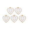 Alloy Enamel Charms X-ENAM-T016-12E-RS-1