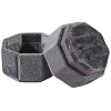 Velvet Cover Plastic Couple Ring Box VBOX-WH20003-001D-1