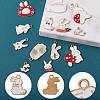 36Pcs 18 Style Alloy Enamel Pendants FIND-SZ0001-11-3