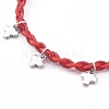 Adjustable Nylon Thread Braided Bead Bracelets BJEW-JB06058-02-2