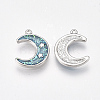 Brass Enamel Charms KK-T038-531P-2