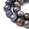 Dyed Natural Cultured Freshwater Pearl Beads Strands PEAR-A006-13C-X-4