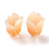 3-Petal Opaque Acrylic Bead Caps SACR-D007-08A-1