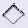 Alloy Open Back Bezel Pendants PALLOY-WH0071-58B-RS-1