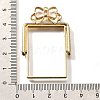 Alloy Open Back Bezel Pendants PALLOY-I223-10LG-3
