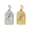 304 Stainless Steel Pendants STAS-A062-27-1