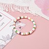 Disc Beads Energy Power Stretch Bracelet for Teen Girl Women BJEW-JB07034-03-2