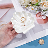 Shell Shape Ceramics Jewelry Plate AJEW-WH0606-41A-2