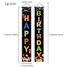 Hanging Polyester Sign for Home Office Front Door Porch Welcome Decorations HJEW-WH0011-20I-2