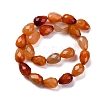 Natural Red Agate Beads Strands G-G177-D01-02-3