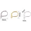 304 Stainless Steel Leverback Earring Findings STAS-NB0004-05-2
