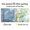 Waterproof PVC Colored Laser Stained Window Film Adhesive Stickers DIY-WH0256-064-8