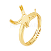 1Pc Adjustable 925 Sterling Silver Ring Findings STER-BC0002-38G-1