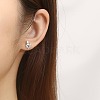 304 Stainless Steel Stud Earrings for Women VB4414-3-3